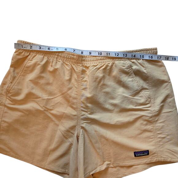 Patagonia Women's Baggies 5" Shorts, Retired - Yellow, Pristine Condition - Picture 7 of 10